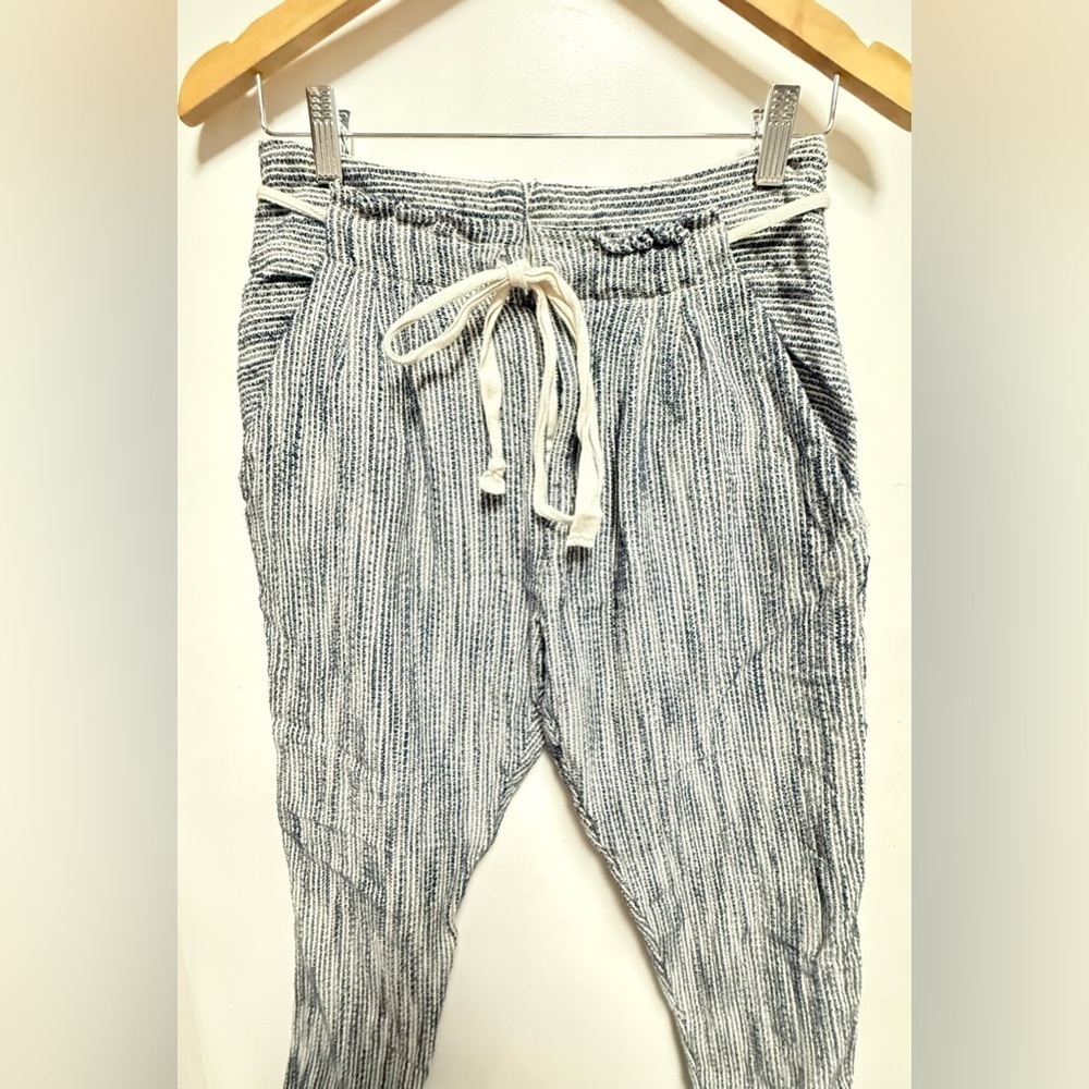 Free People Womens Light at Sunrise Cotton Knit Cropped Pants Size 2 - Picture 3 of 10